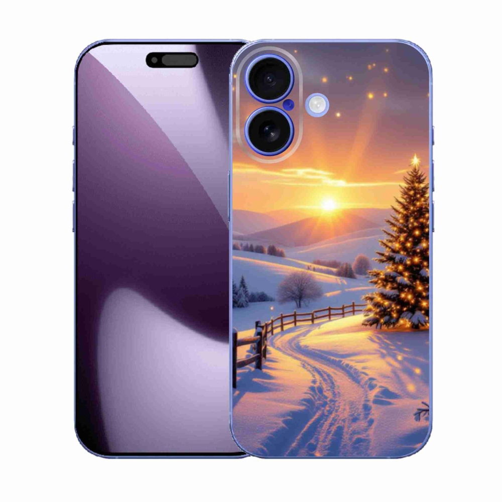 Gél borítás mmCase iPhone 17 készülékhez - téli tájkép