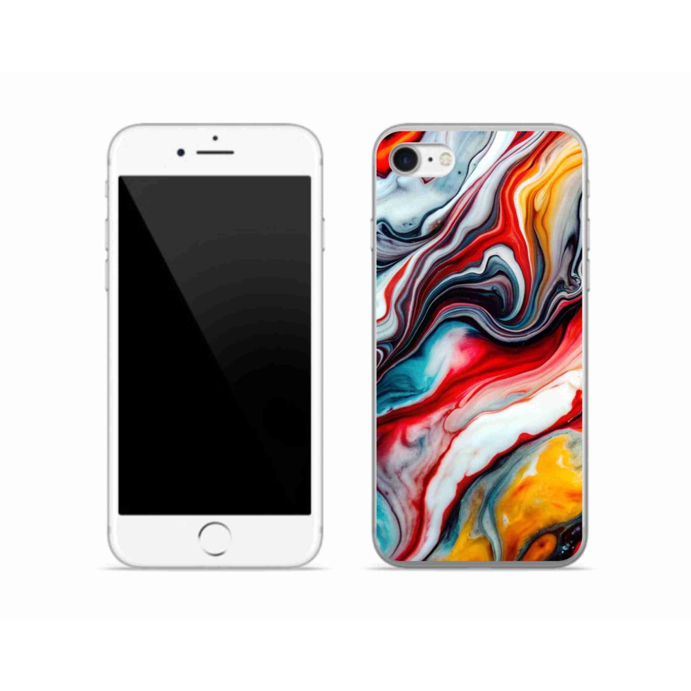 Gél borítás mmCase iPhone SE (2020) - absztrakt motívum 35