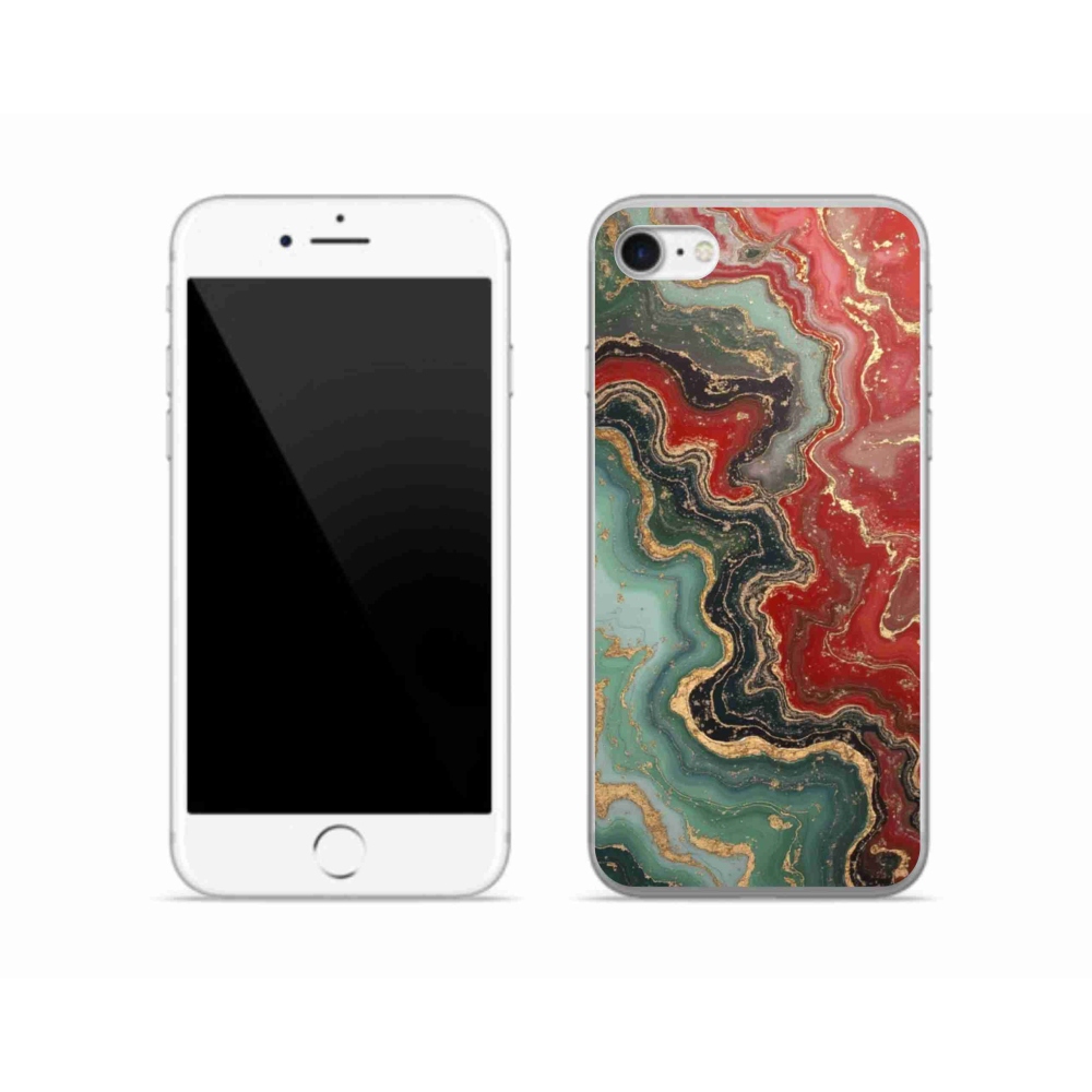 Gél borítás mmCase iPhone SE (2020) - absztrakt motívum 55