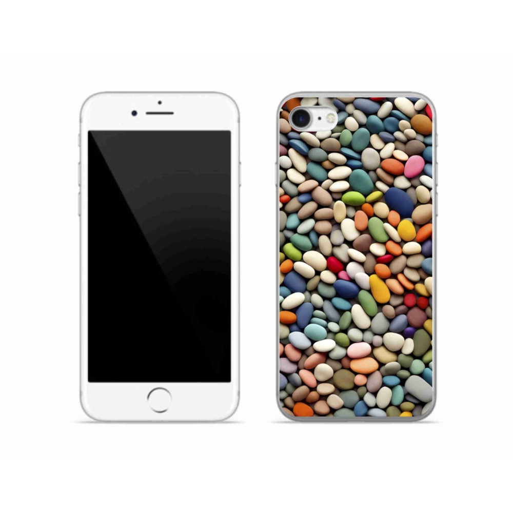 Zselés borítás mmCase iPhone SE (2020) - színes strasszkövek 2