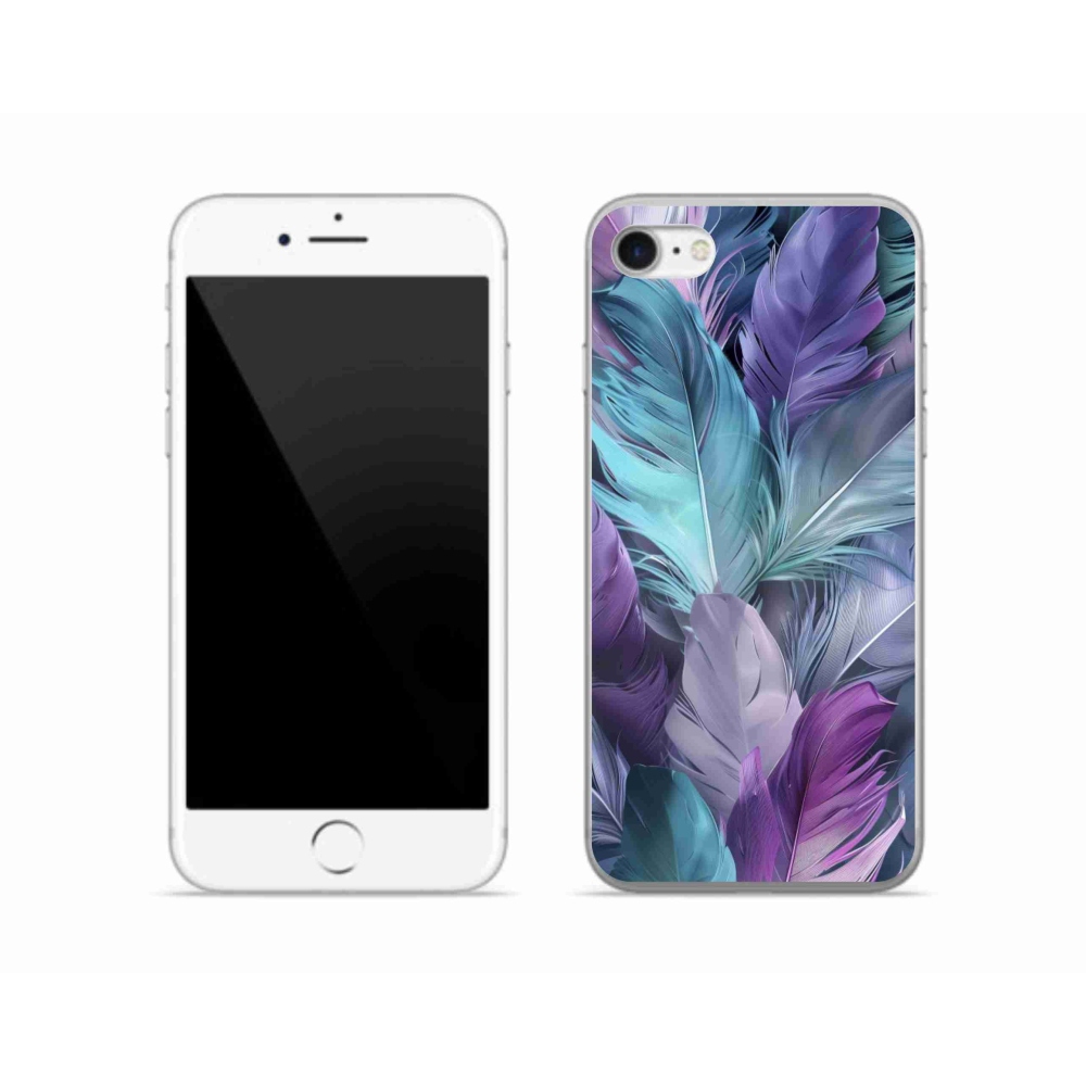 Zselés borítás mmCase iPhone SE (2020) - színes toll 2