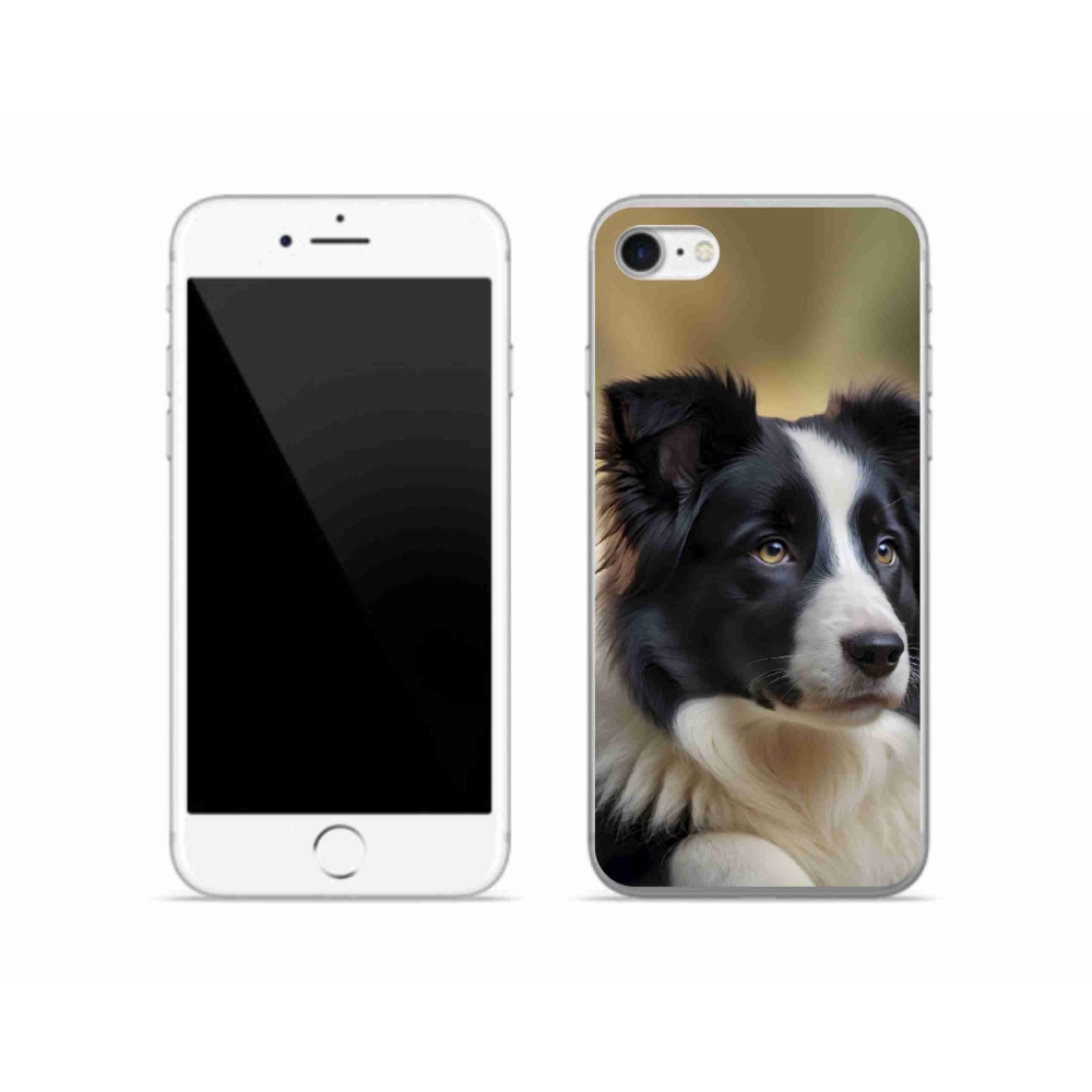 mmCase gél tok az iPhone SE (2020) készülékhez – border collie 2