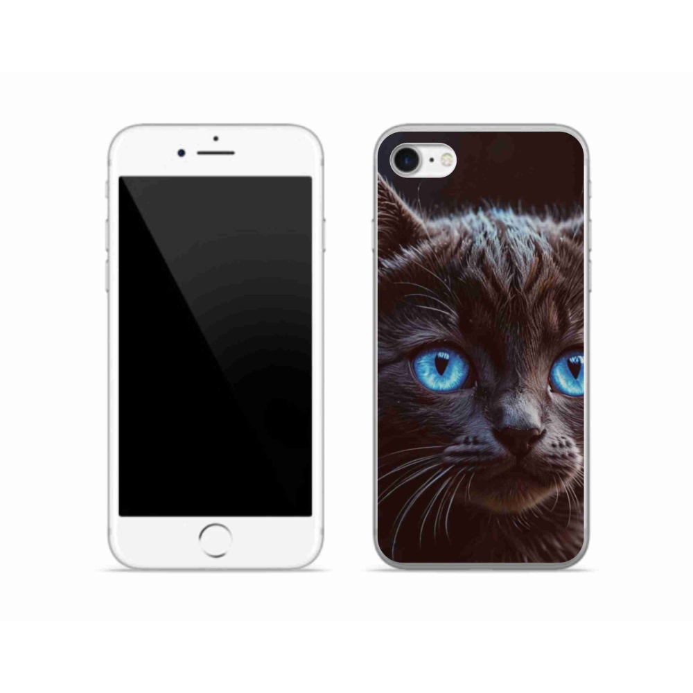 Gél védőburkolat mmCase iPhone SE (2020) - Fekete Babe 2