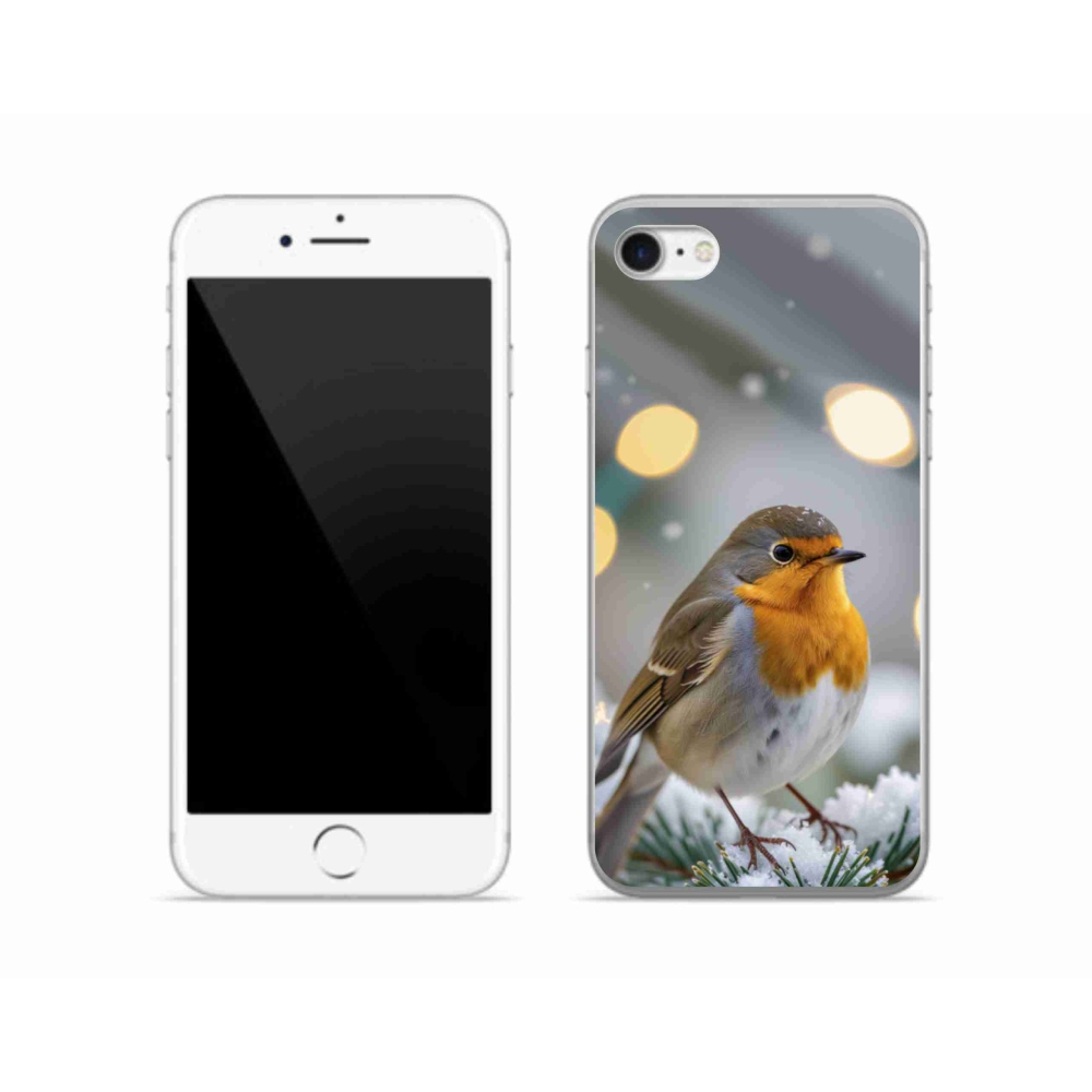 mmCase gél tok az iPhone SE (2020) készülékhez – téli piros