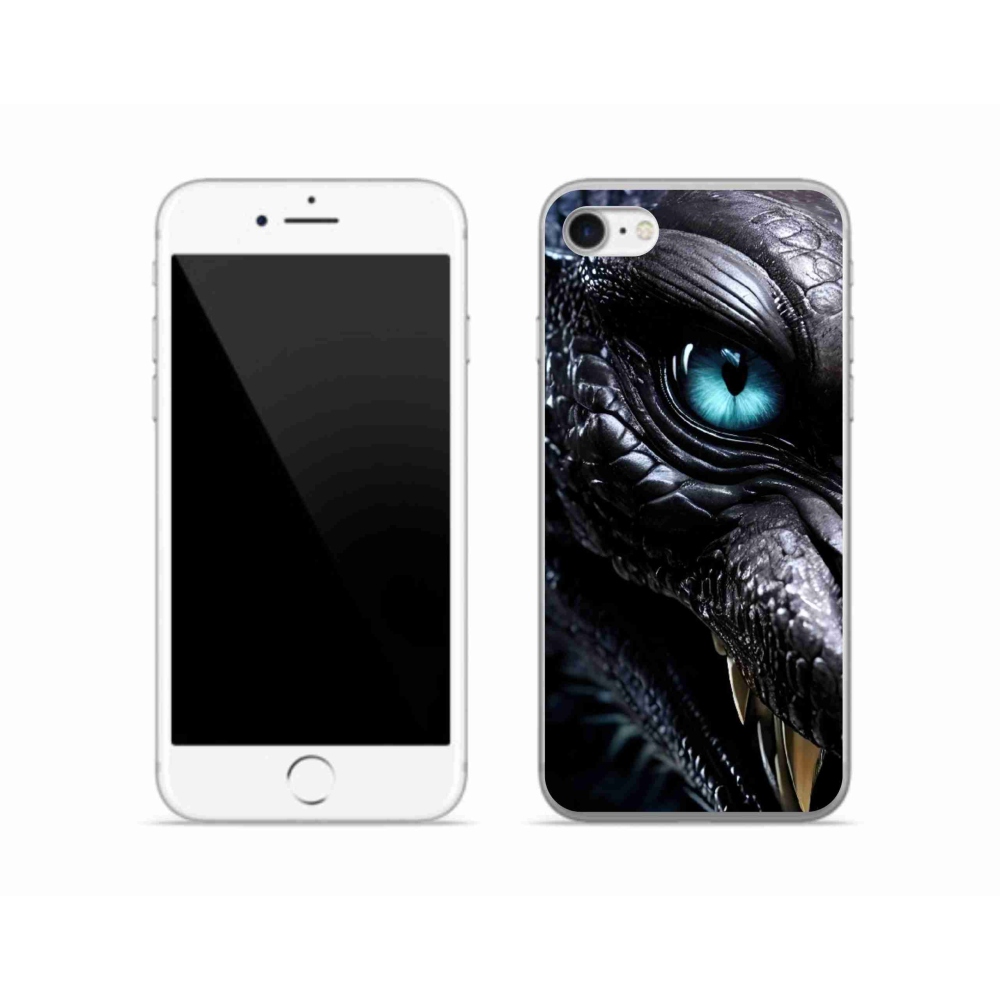 mmCase gél tok az iPhone SE (2020) készülékhez – sárkányos mintázat