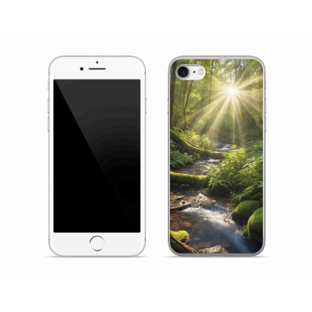 Zselés borítás mmCase iPhone SE (2020) - erdei mélységű tok