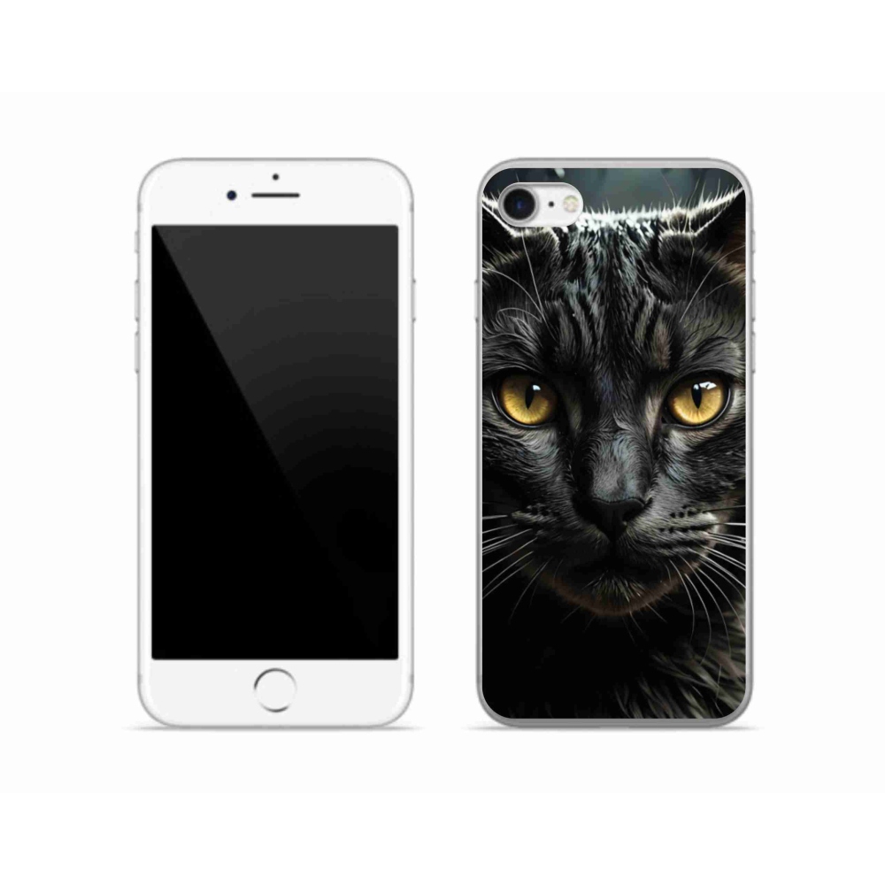Zselés borítás mmCase iPhone SE (2020) - cat view 3