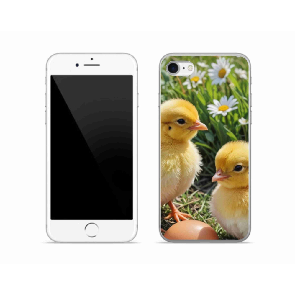 Gél borítás mmCase iPhone SE (2020) - csibékhez