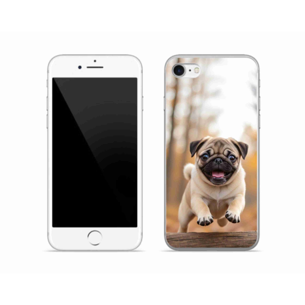 Zselés borítás mmCase iPhone SE (2020) - mopsz 2