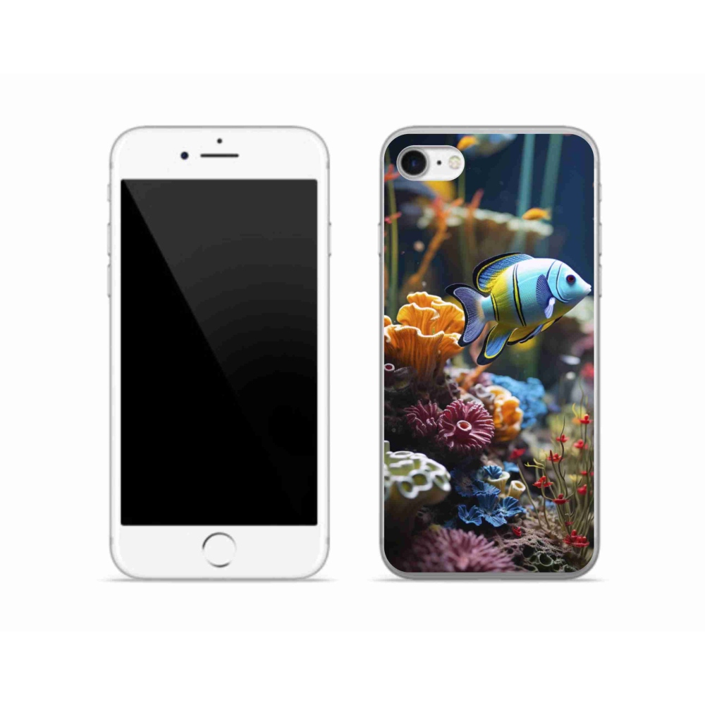 Gél borítás mmCase iPhone SE (2020) - Sea World 5