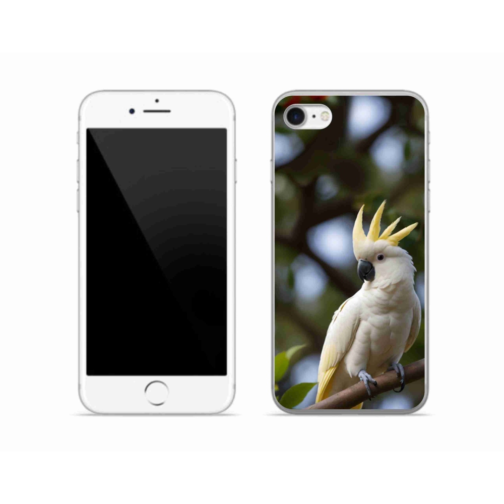 mmCase gél tok az iPhone SE (2020) készülékhez – kakadu papagáj 3