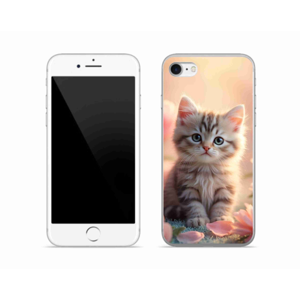 Zselés borítás mmCase iPhone SE (2020) - aranyos cica 8