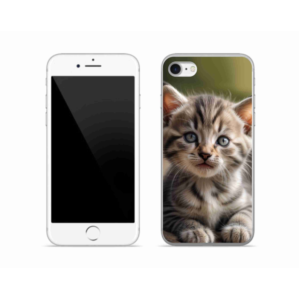 Zselés borítás mmCase iPhone SE (2020) - aranyos cica 9