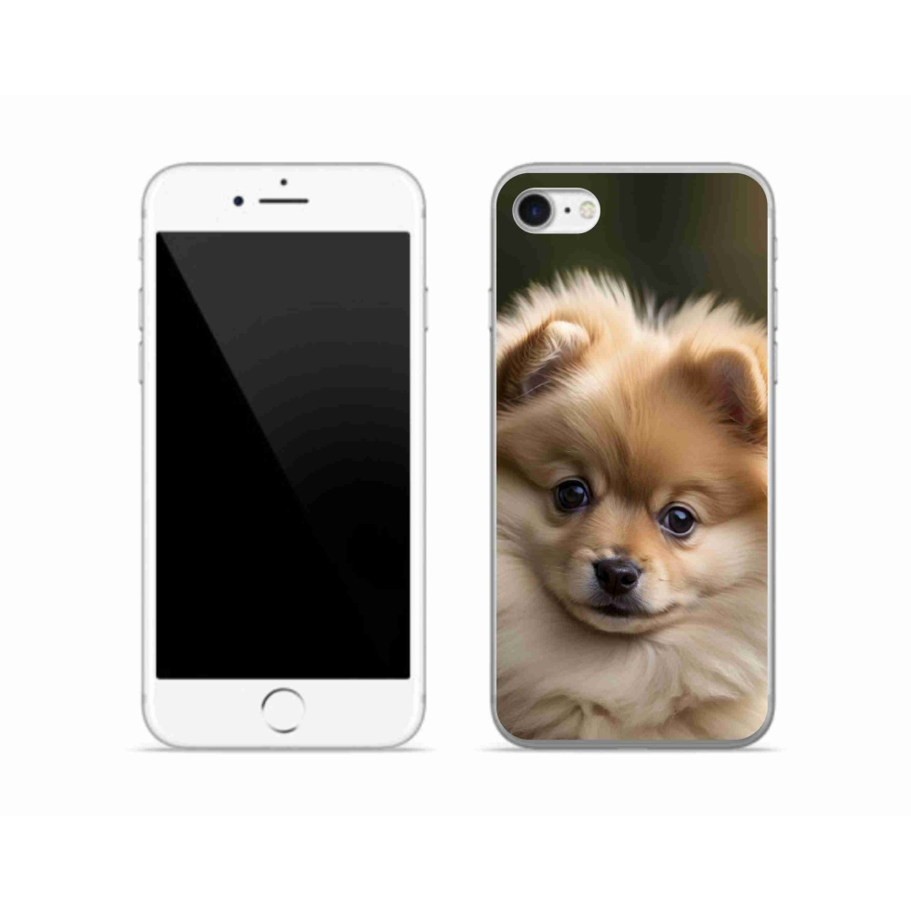 mmCase gél tok az iPhone SE (2020) készülékhez – aranyos pomerániai 2