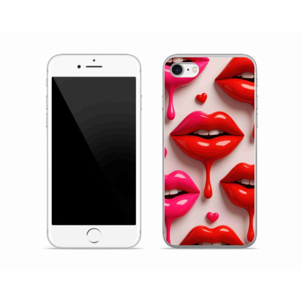 Zselés borítás mmCase iPhone SE (2020) - ajkak 2