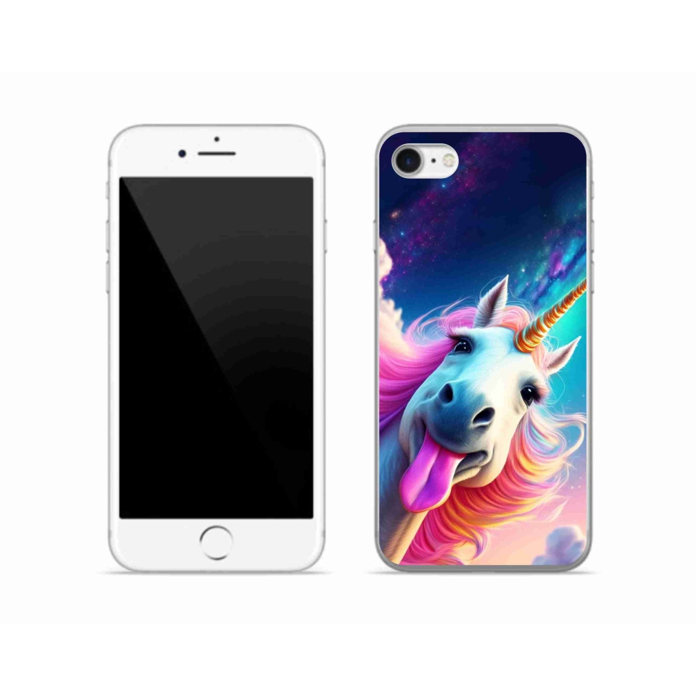 mmCase gél tok az iPhone SE (2020) készülékhez – őrült egyszarvú