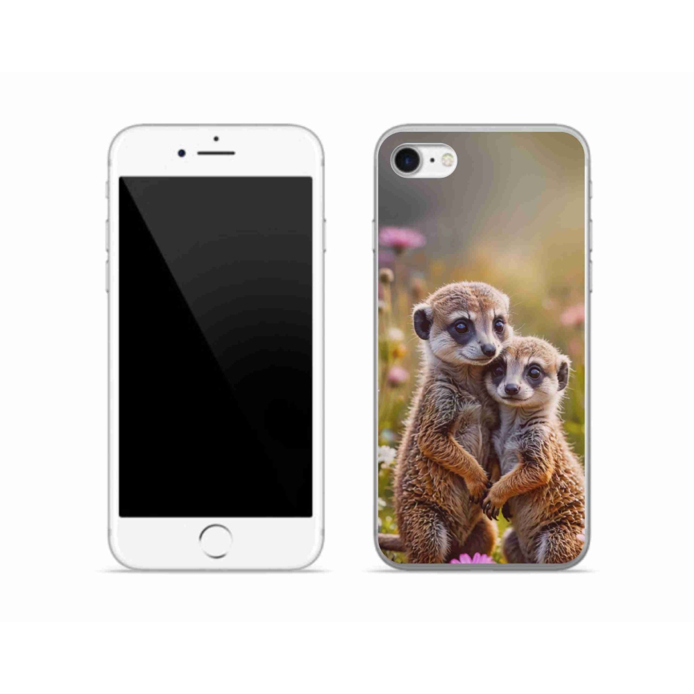mmCase gél tok az iPhone SE (2020) készülékhez – szurikáta-duó