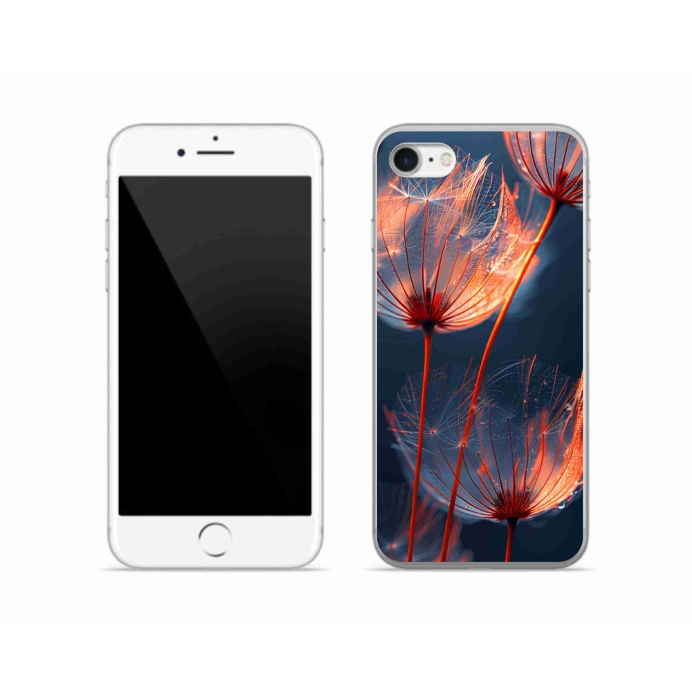 Gél borítás mmCase iPhone SE (2020) - Világító pehely