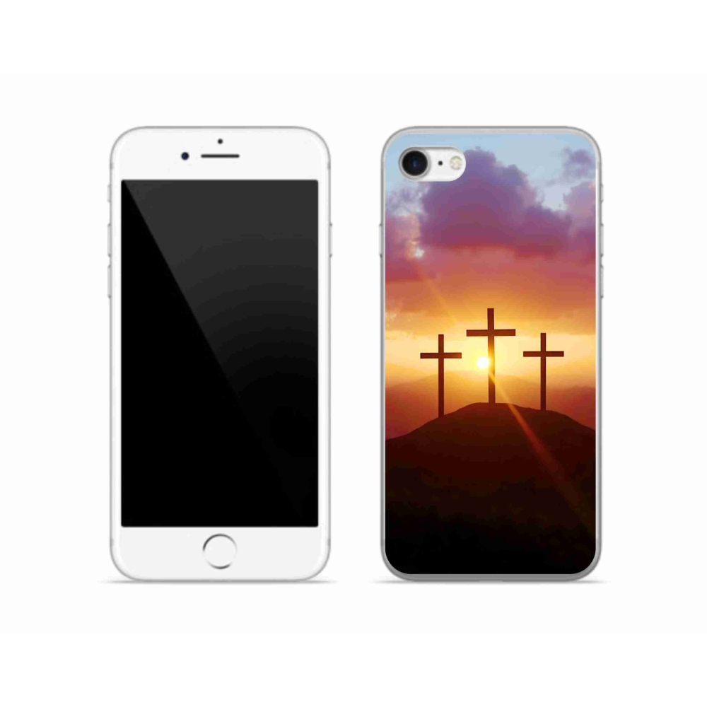 Zselés borítás mmCase iPhone SE (2020) - három kereszt