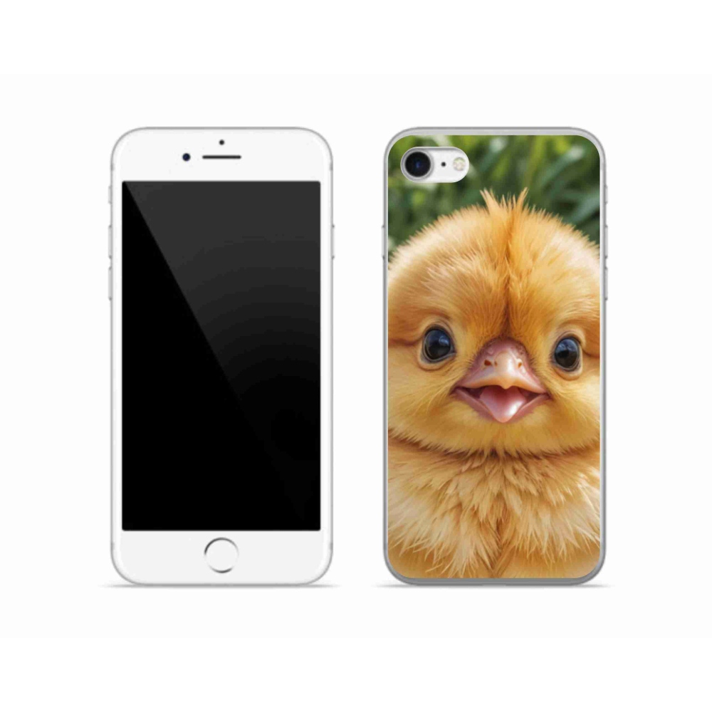 Zselés borítás mmCase iPhone SE (2020) - boldog csaj