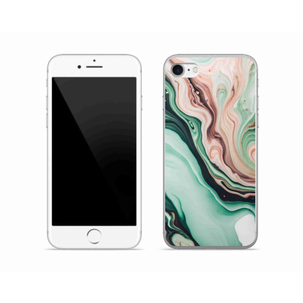 Gél borítás mmCase iPhone SE (2022) - absztrakt motívum 62