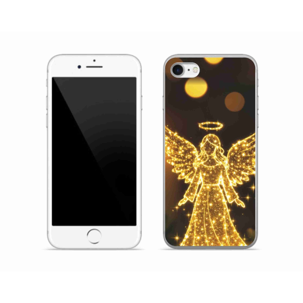 Gél védőburkolat mmCase iPhone SE (2022) - angyal