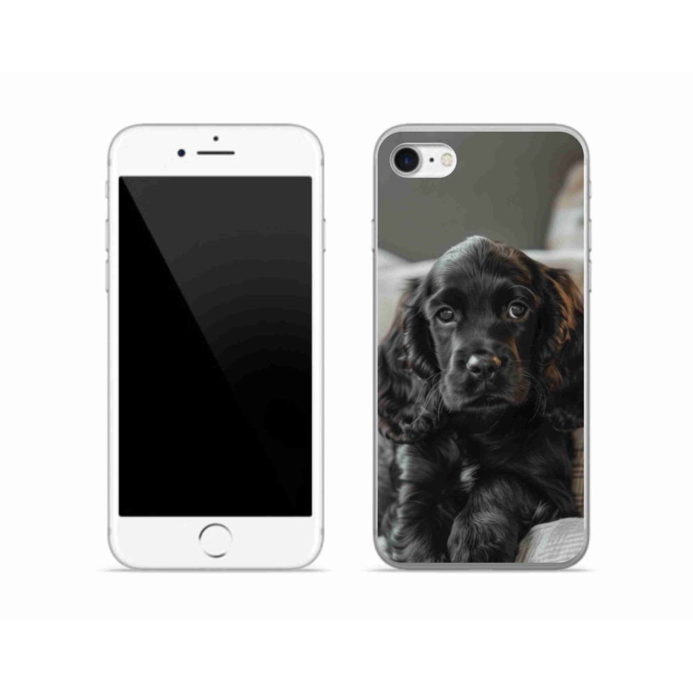 Gél borítás mmCase iPhone SE (2022) - Angol Cocker Spániel