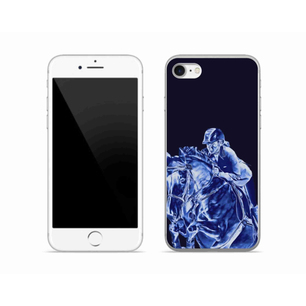 Zselés borítás mmCase iPhone SE (2022) - versenylóhoz