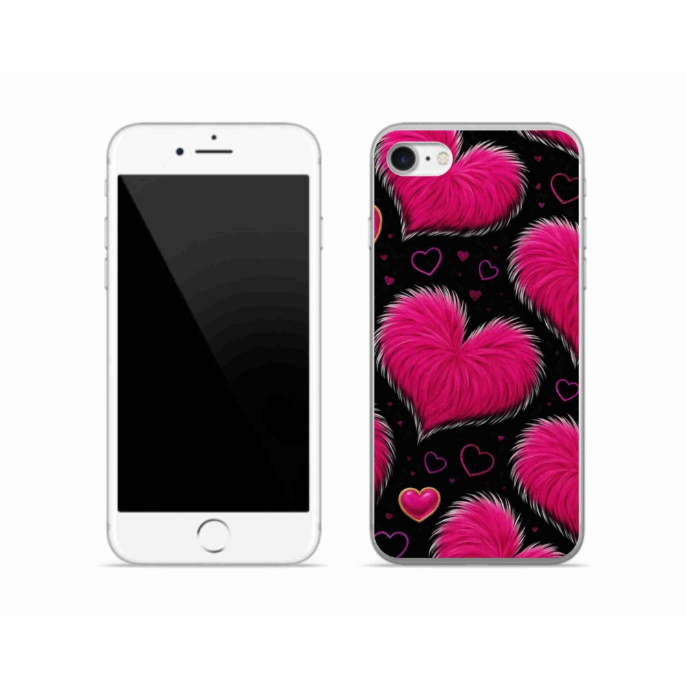 Zselés borítás mmCase iPhone SE (2022) - puha szív