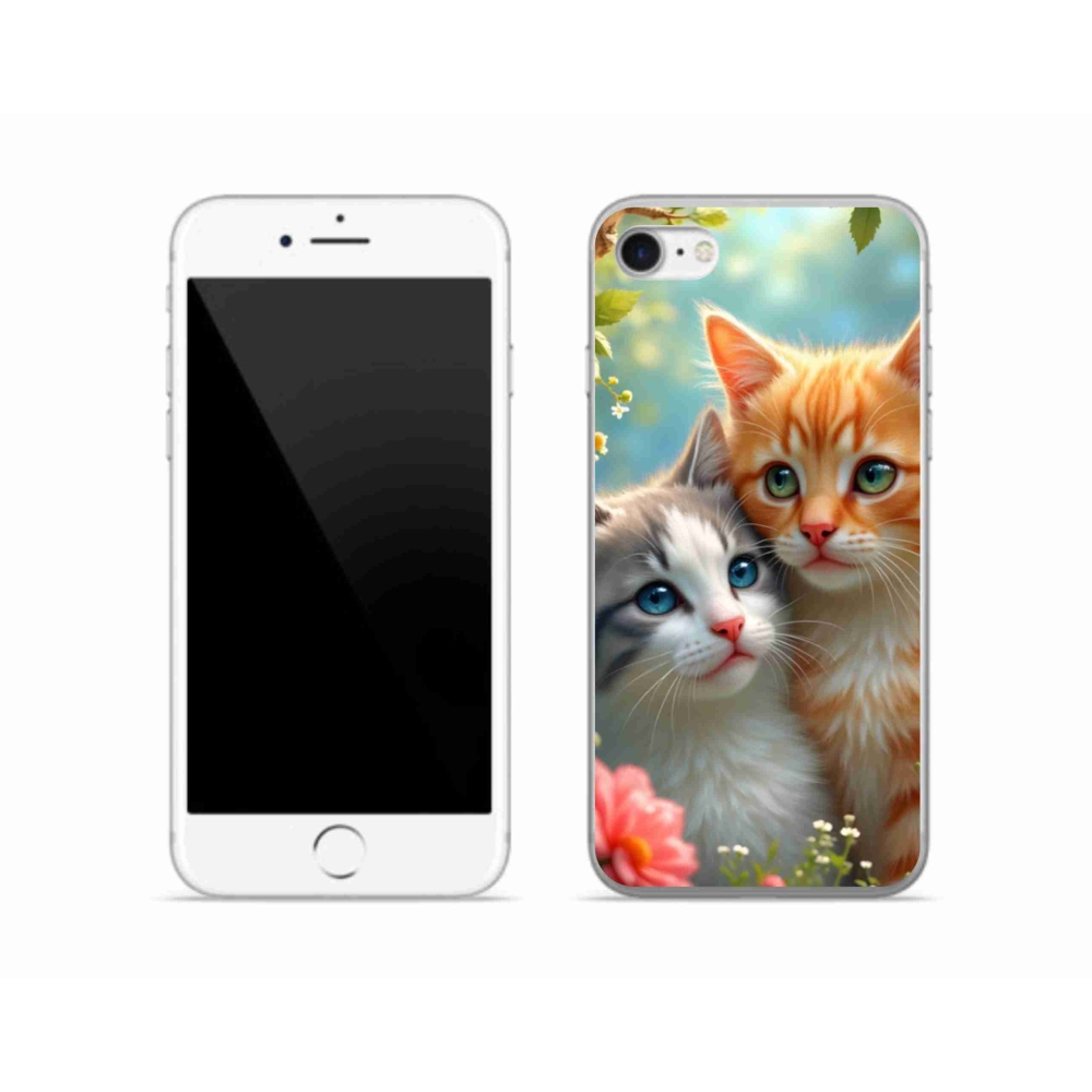 Zselés borítás mmCase iPhone SE (2022) - macskaszerelem 2