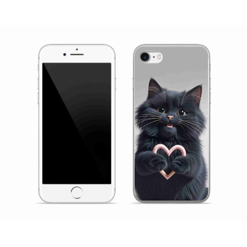 mmCase gél tok az iPhone SE (2022) készülékhez – Macska szerelem 3