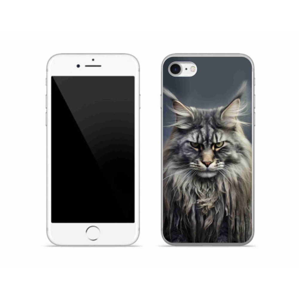 Zselés borítás mmCase iPhone SE (2022) - macskaszem nézet 4