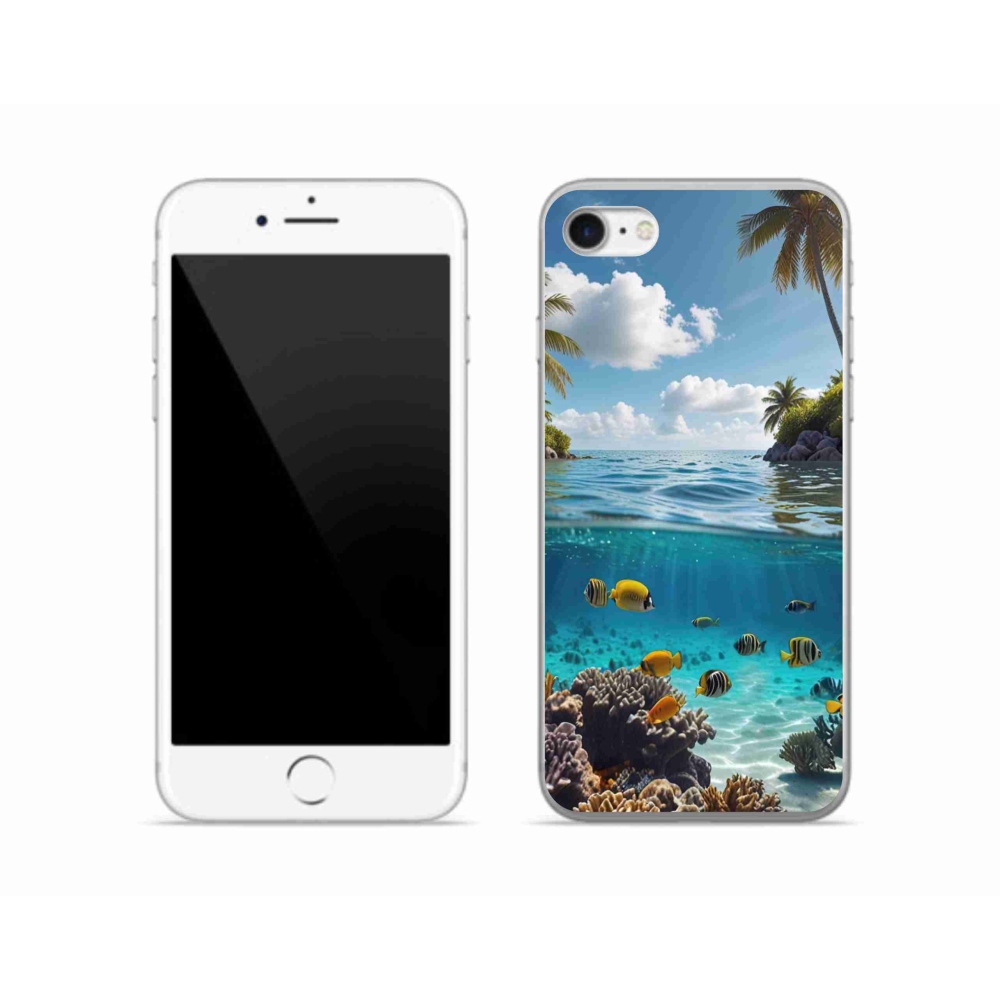 Gél borítás mmCase iPhone SE (2022) - Sea World 4