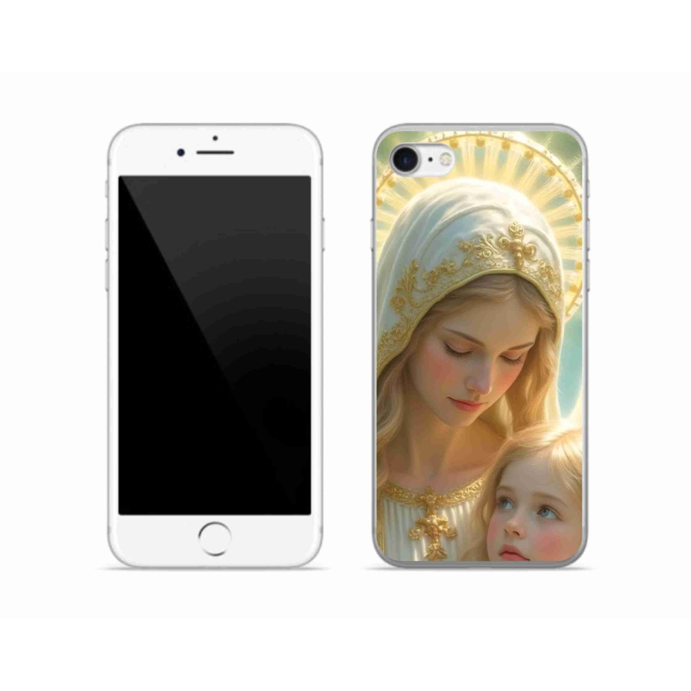 Gél borítás mmCase iPhone SE (2022) - Vallási motívum 2