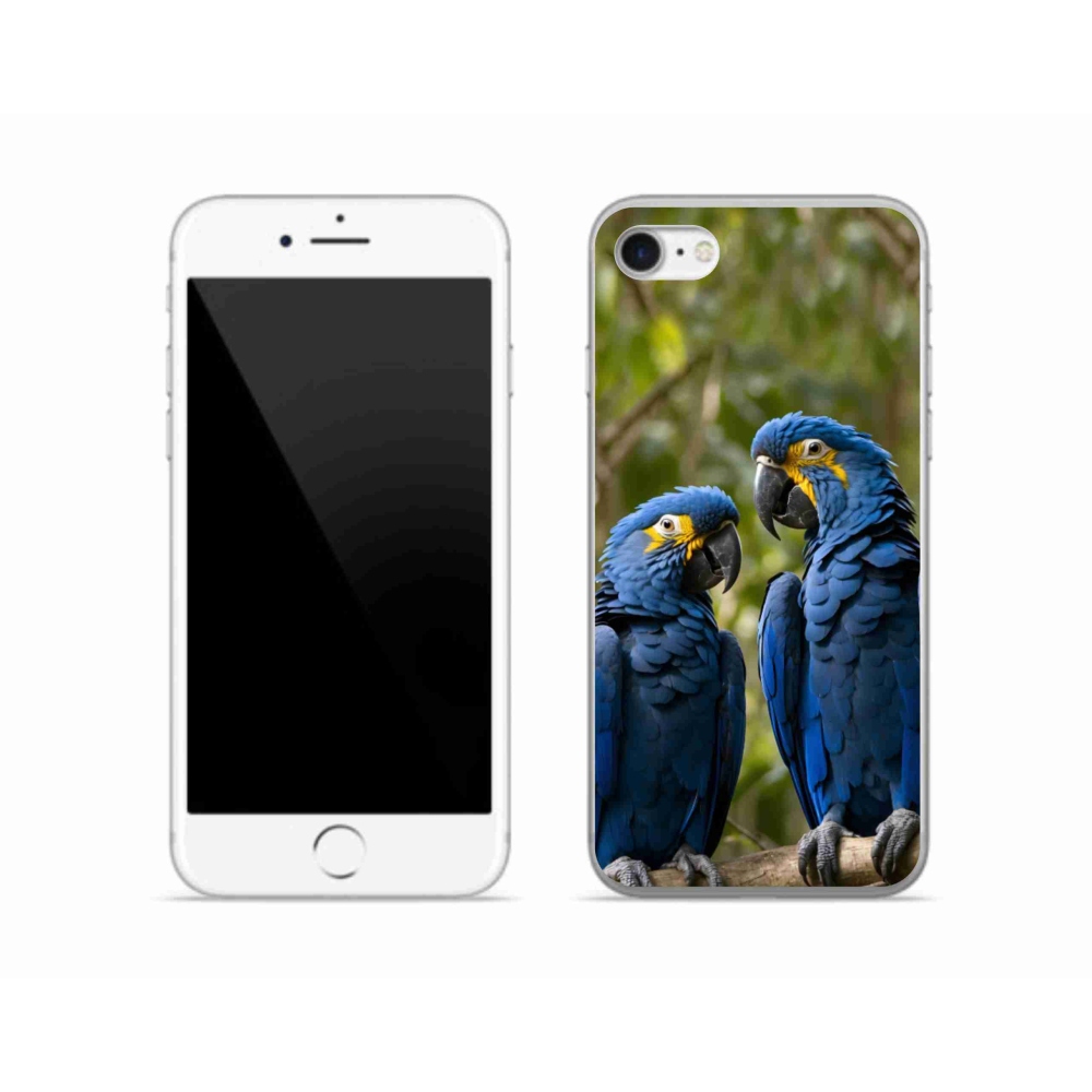 mmCase gél tok az iPhone SE (2022) készülékhez – papagáj-duó