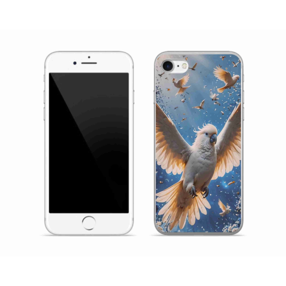 Zselés borítás mmCase iPhone SE (2022) - papagáj kakadu