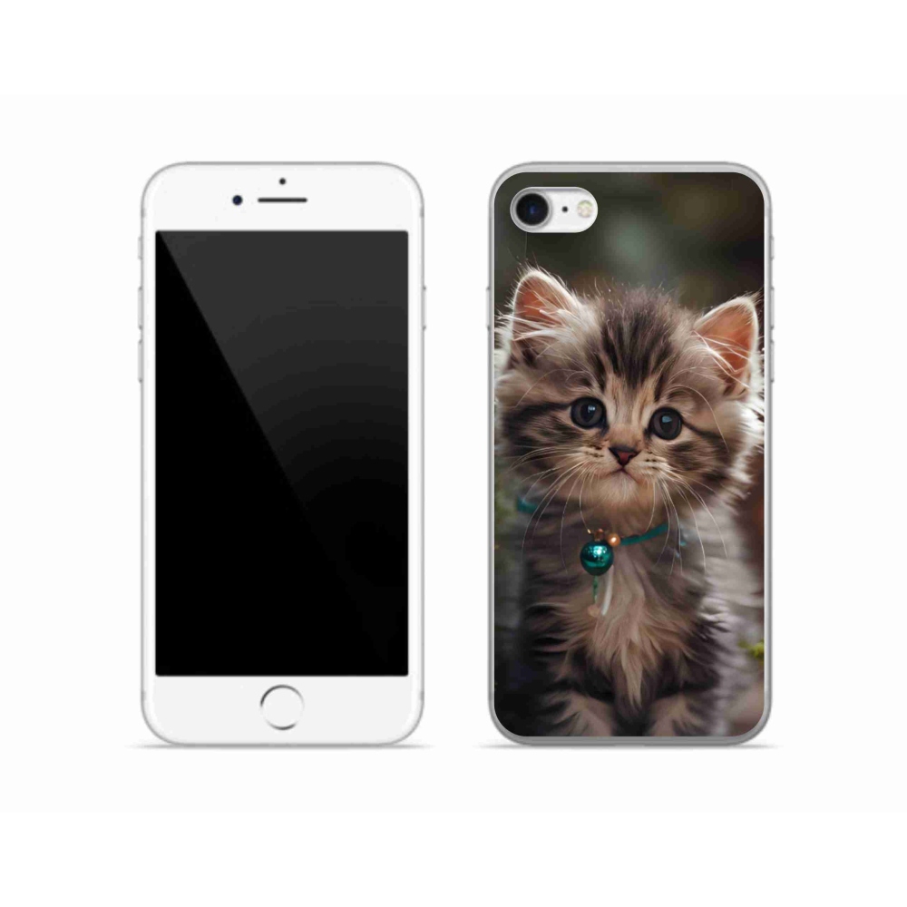 mmCase gél tok az iPhone SE (2022) készülékhez – aranyos cica 11