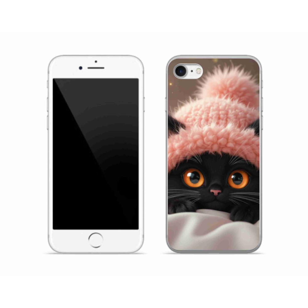 Zselés borítás mmCase iPhone SE (2022) - aranyos cica 7