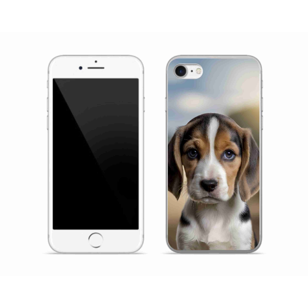 mmCase gél tok az iPhone SE (2022) készülékhez – aranyos beagle