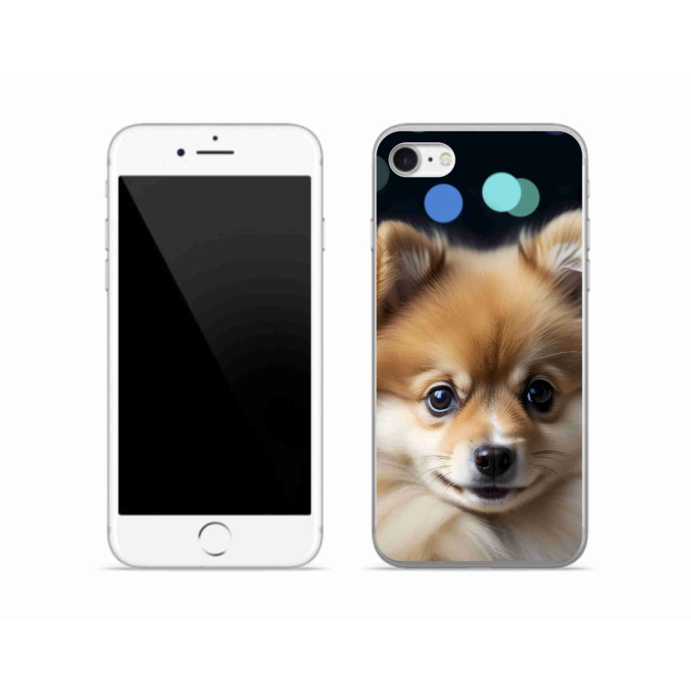 mmCase gél tok az iPhone SE (2022) készülékhez – aranyos pomerániai