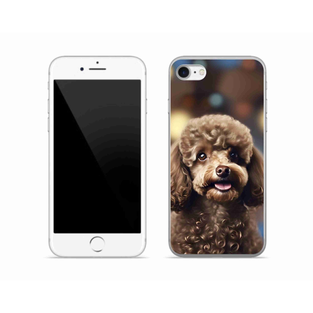 mmCase gél tok az iPhone SE (2022) készülékhez – aranyos pudli