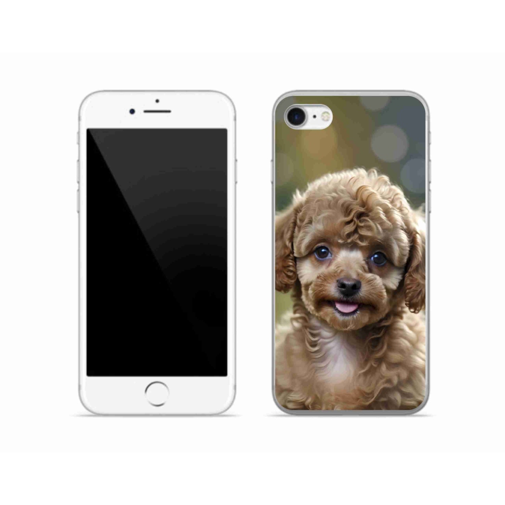 mmCase gél tok az iPhone SE (2022) készülékhez – aranyos pudli