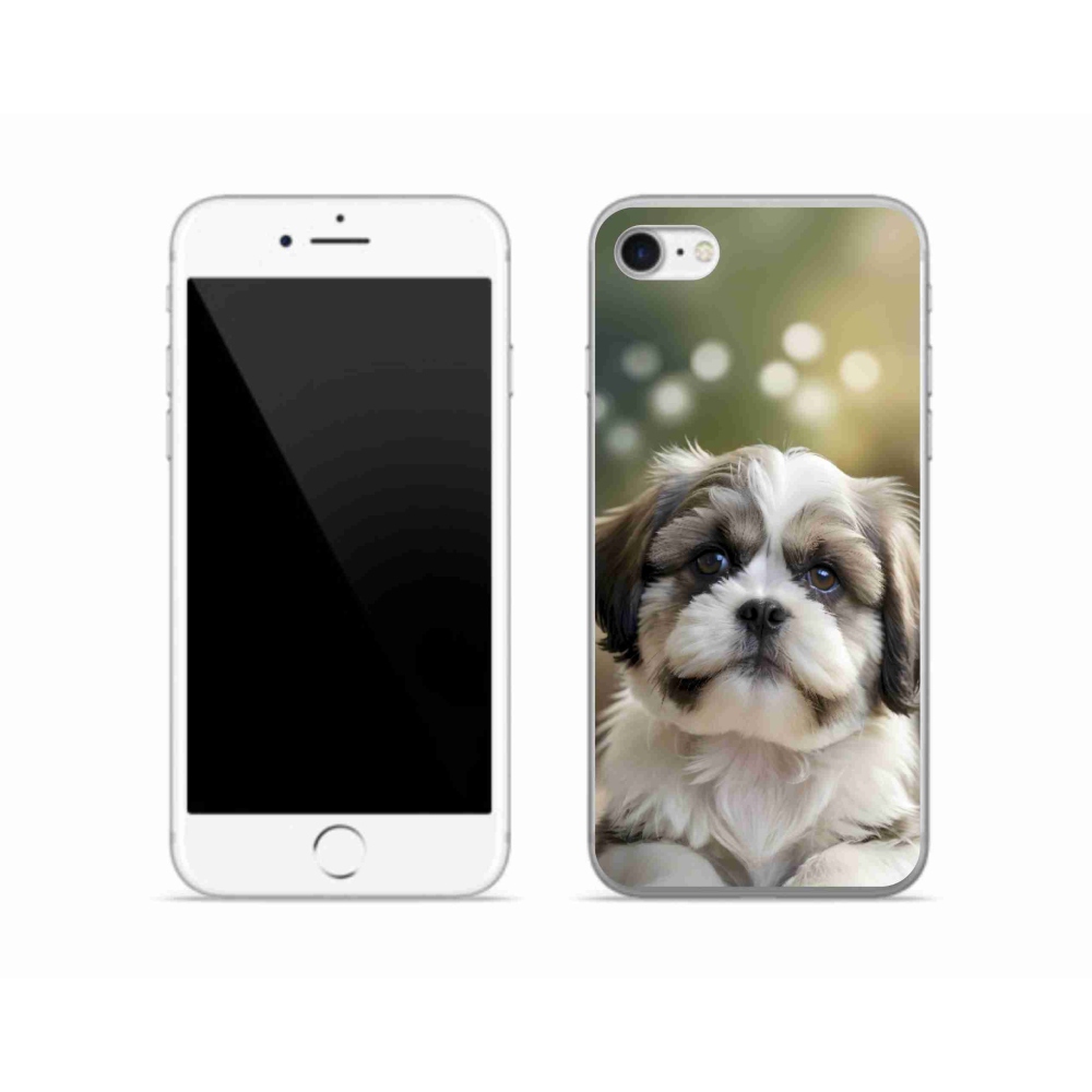 mmCase gél tok az iPhone SE (2022) készülékhez – aranyos shih-tzu
