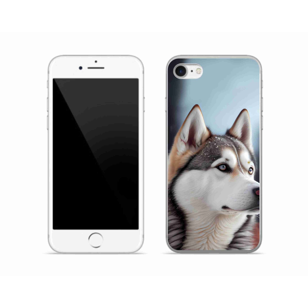 mmCase gél tok az iPhone SE (2022) készülékhez – szibériai husky