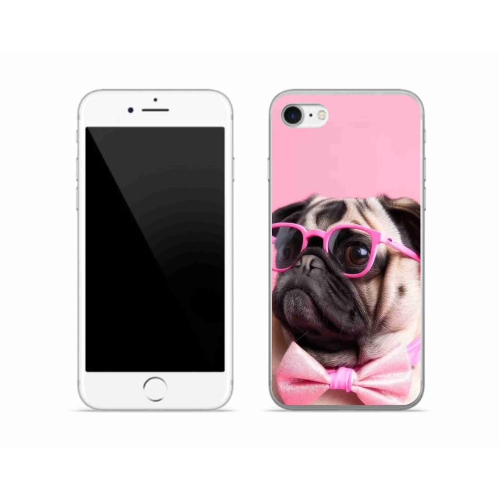 Zselés borítás mmCase iPhone SE (2022) - stílusos mopsz