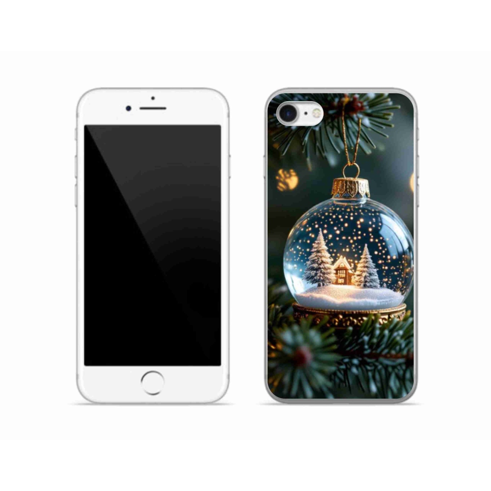 Gél borítás mmCase iPhone SE (2022) - Karácsonyi gömb 2