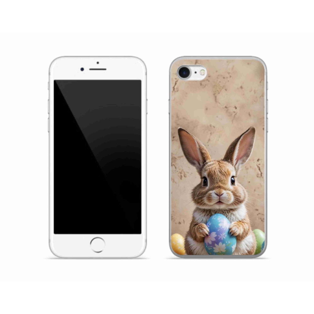 mmCase gél tok az iPhone SE (2022) készülékhez – húsvéti nyuszi