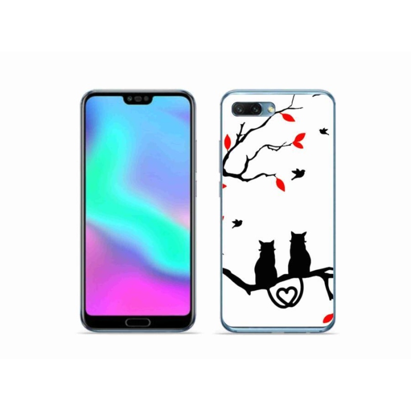Gél borítás mmCase a Honor 10 készülékhez - macska szeretet