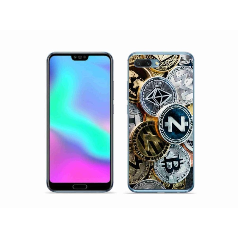 Gél borítás mmCase a Honor 10 számára - kriptovaluták