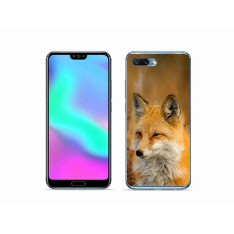 Zselés borítás mmCase a Honor 10 számára - fox